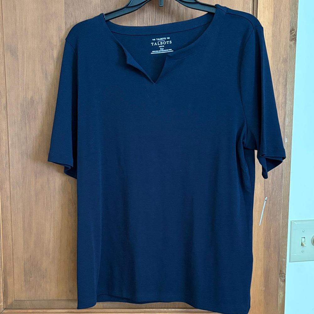 Talbots Midnight Blue Blouse